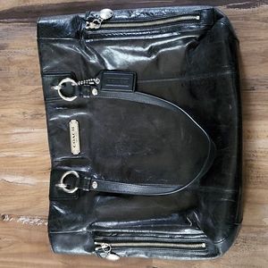 COACH Black leather Shoulder Bag